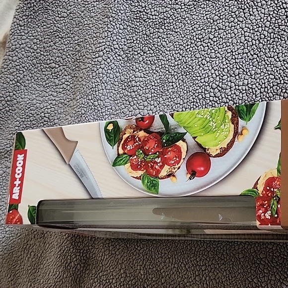 AR+COOK 8 Pieces Knife Block Set, Ombre - Picture 6 of 17